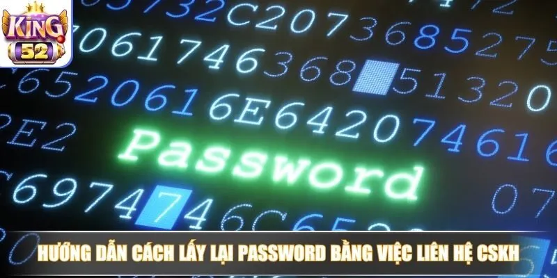 Hướng dẫn cách lấy lại password bằng việc liên hệ CSKH